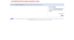 Desktop Screenshot of hyperiontechnologies.com