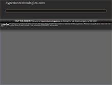 Tablet Screenshot of hyperiontechnologies.com